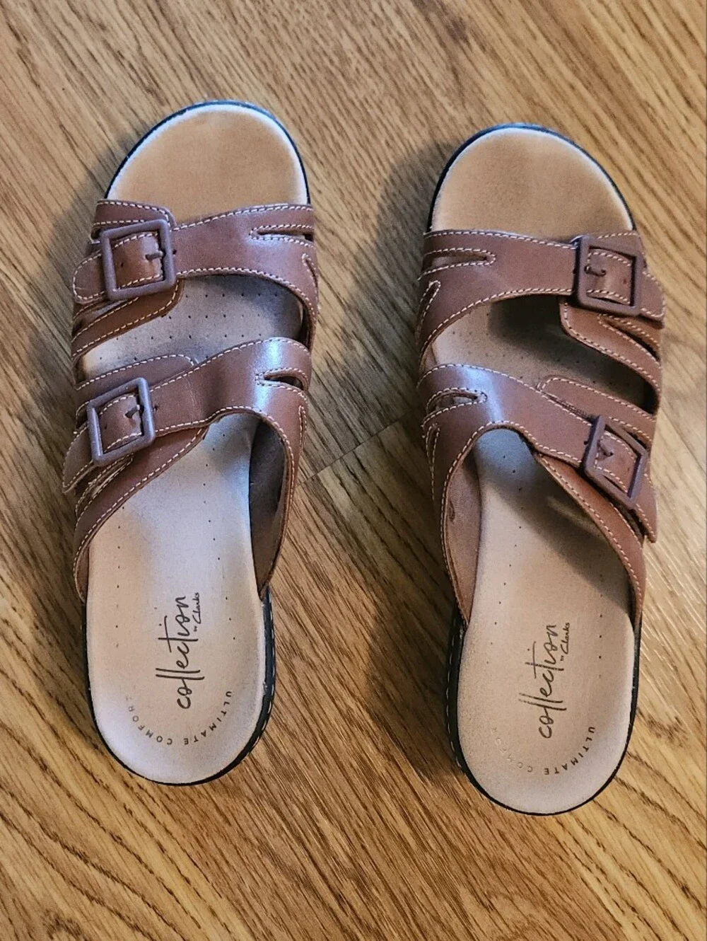 Clarks Delana Liri Wedge Slide Sandal
